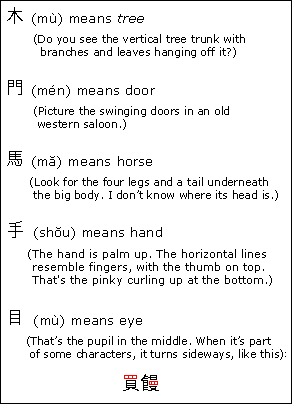 Chinese pictographs